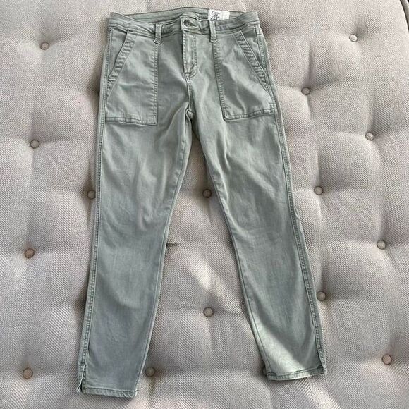 Cosmic Blue Love Sage Green Ankle Jeans Stitch Fix 29 - Picture 3 of 6